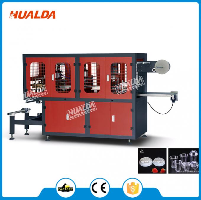 Tapa disponible plástica de la taza de HLD-420L que forma la máquina