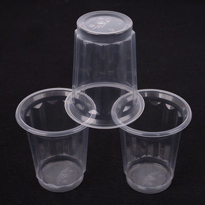Riegue la taza plástica del bol de vidrio de la bebida del jugo que forma la máquina con precio bajo proveedor
