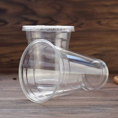 Riegue la taza plástica del bol de vidrio de la bebida del jugo que forma la máquina con precio bajo proveedor
