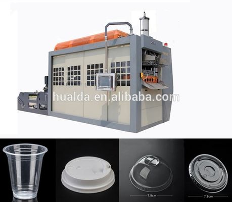Máquina thermoforming de la tapa plástica grande de la taza proveedor