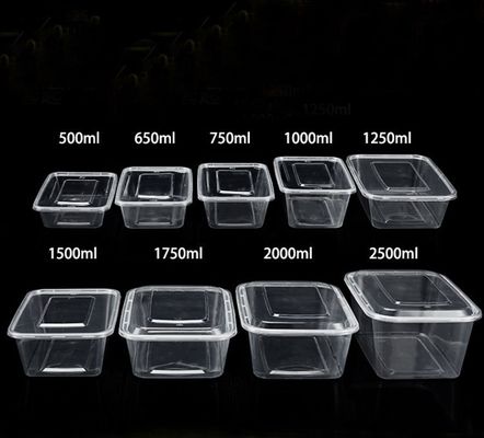 Taza plástica de los alimentos de preparación rápida que forma la máquina 25 - 35 frotan ligeramente/fácil mínimo mantienen proveedor