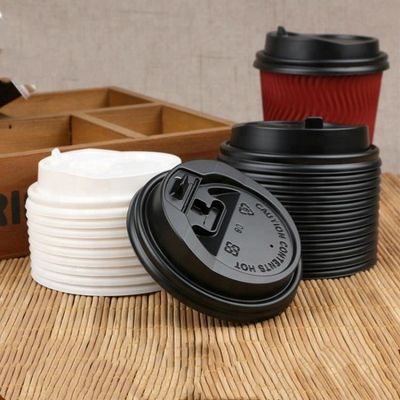 Cubierta plástica de gama alta de la calidad superior que hace la tapa de la taza de consumición que forma la máquina proveedor