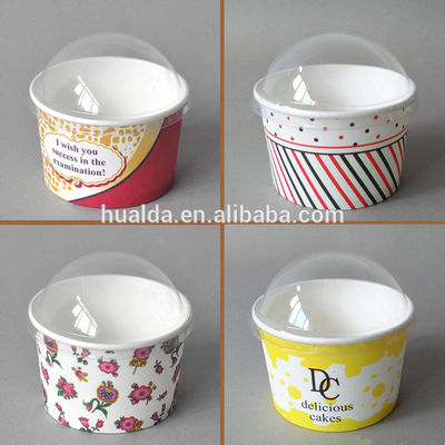 Modifique la máquina para requisitos particulares para hacer helado disponible el cuenco de papel proveedor