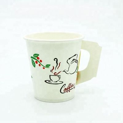 Taza de papel disponible del agua de la impresión de encargo del logotipo para el hotel proveedor