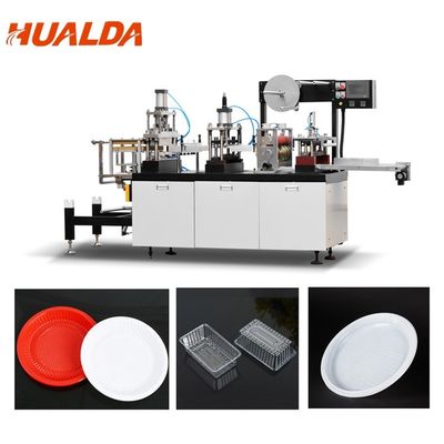 Taza plástica ahorro de energía que forma la máquina dimensión de 3500 x 1000 x 1600 milímetros proveedor